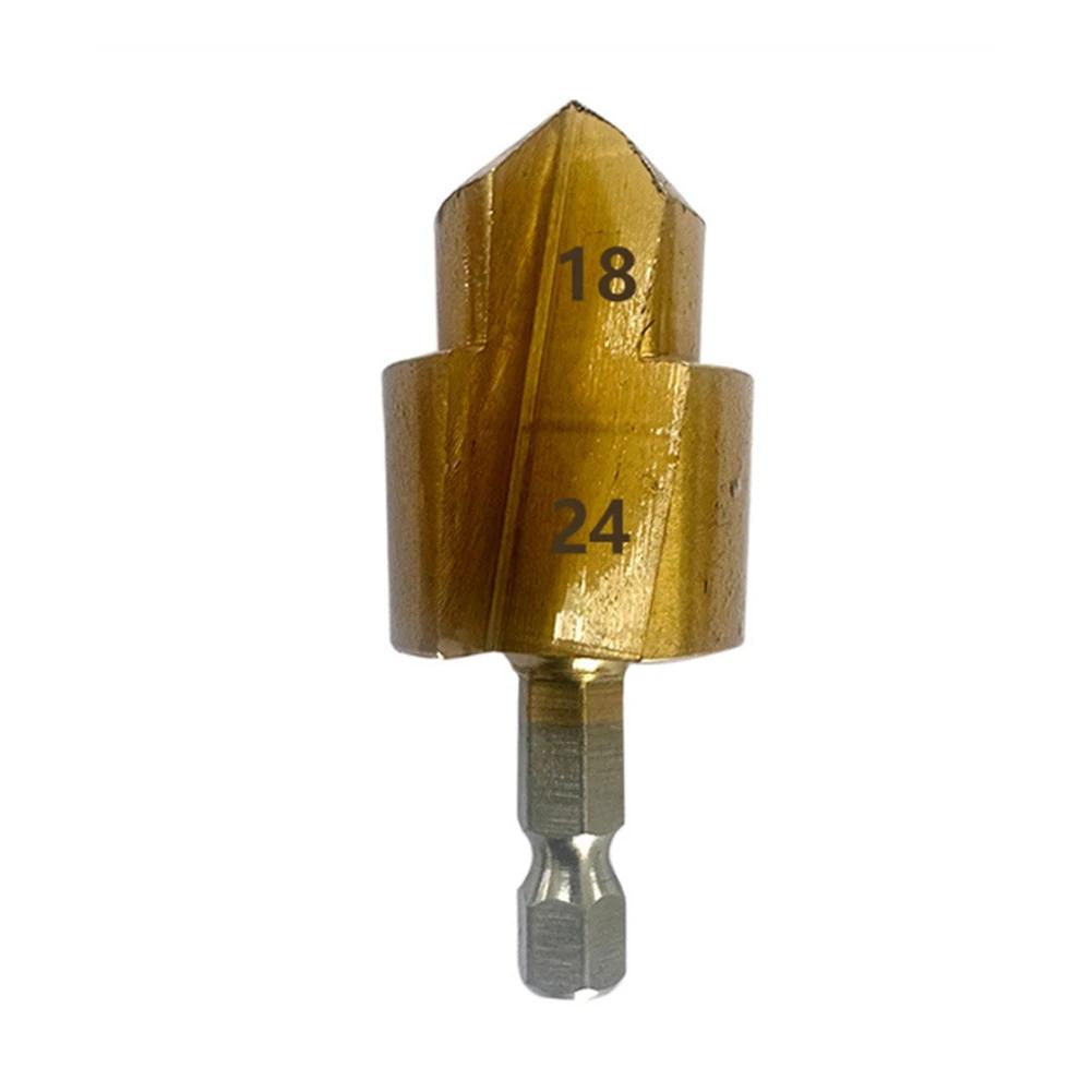 

Ступенчатое сверло PPR Lifting 6,35 мм с шестигранным хвостовиком, ступенчатое сверло с полным раскрытием, инструмент для расширения водопроводных труб