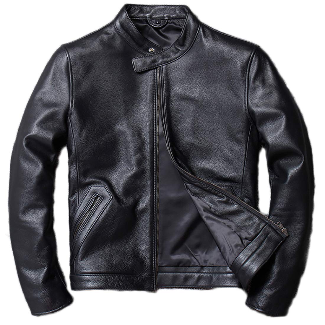 

Натуральная кожа Байкер Мотоцикл Бизнес Коровья кожа Зима Овчина Ягненок Кожа Размер [NBLL] Мужская куртка, Куртка, Пальто, Куртка, Пальто,