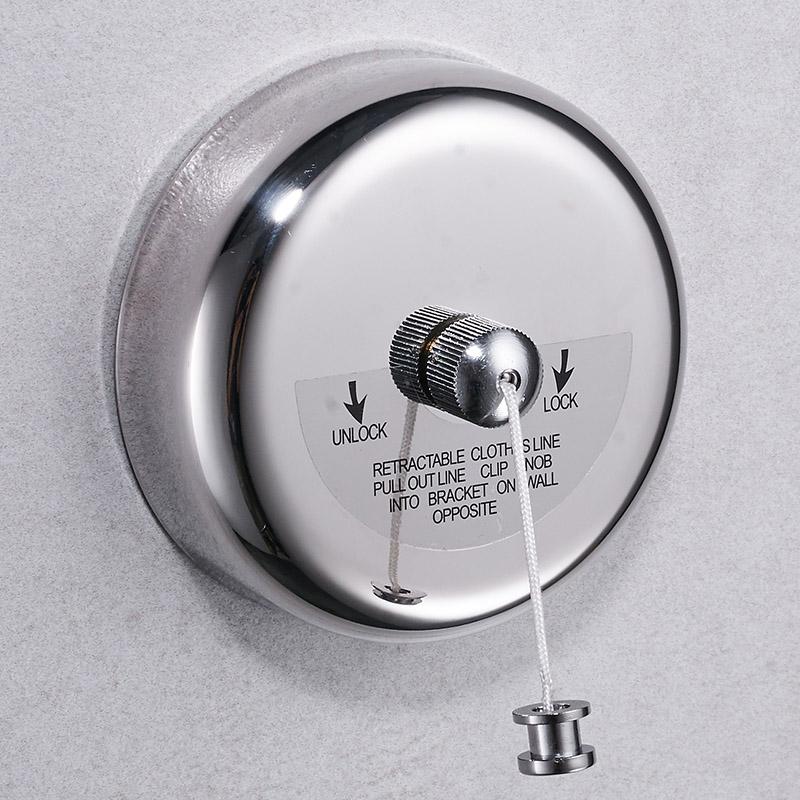 

Полки для ванной комнаты из нержавеющей стали, бельевая веревка, хорошее качество, однорядная сушильная веревка для белья в гостиничном стиле для ванной комнаты HJ-1256