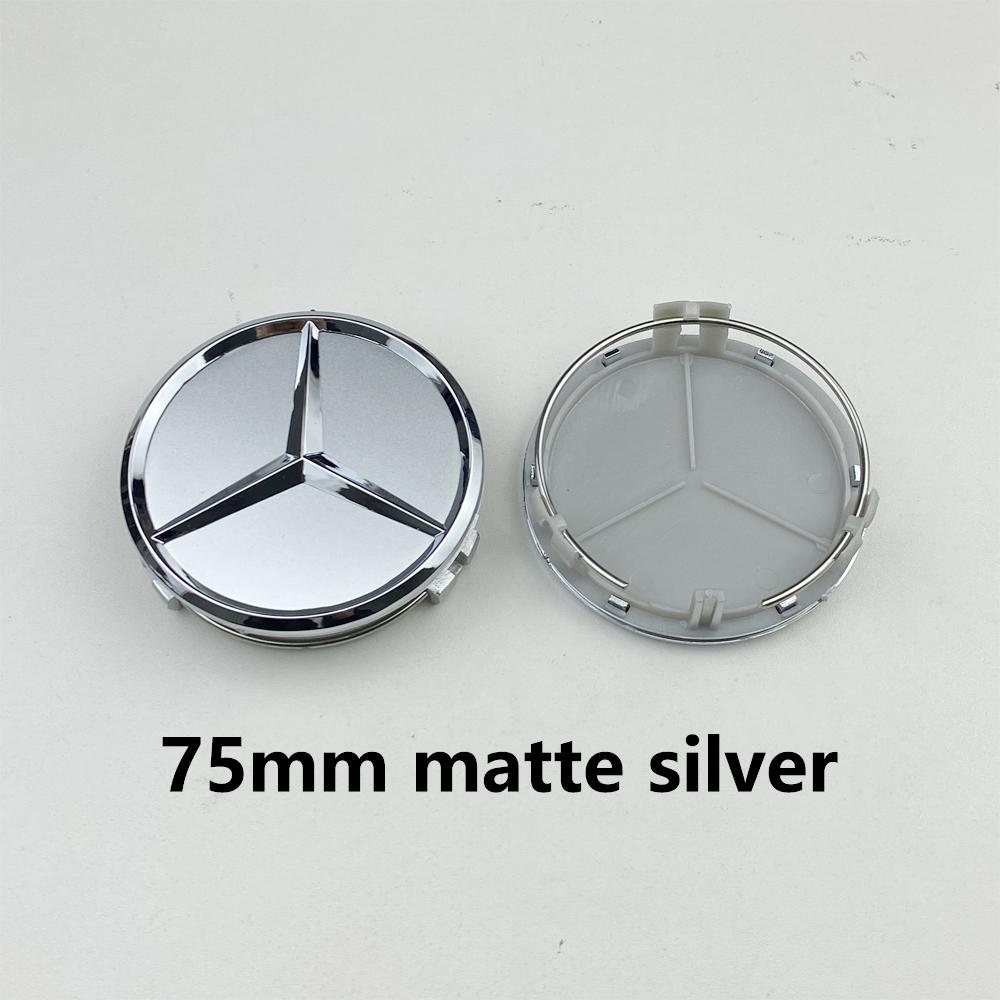 

4pcs-AAA-75mm Glossy Black Car Wheel Center Logo Hub Cap For Mercedes Benz AMG W211 W205 W213 W203 C218 A207 CLA CLS E Class