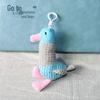 Creative Plush Cheer Up Cartoon Duck Keychain Pendant - Cute Backpack Charm