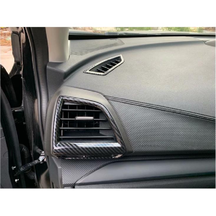 For Subaru Forester - Dashboard Air Vent Cover Trim Carbon Fiber Look 2X