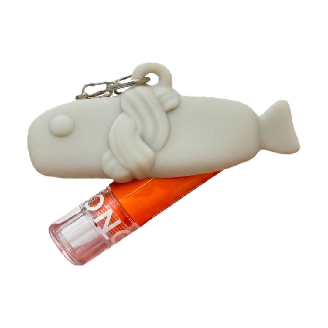 Silicone Pollack Lip Balm Holder Light Beige