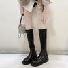 Fashion Elegant Long Thigh High Boots for Women Goth Platform Thick High Heel Black Over The Knee Boots Autumn Sexy Women Botas De Mujer
