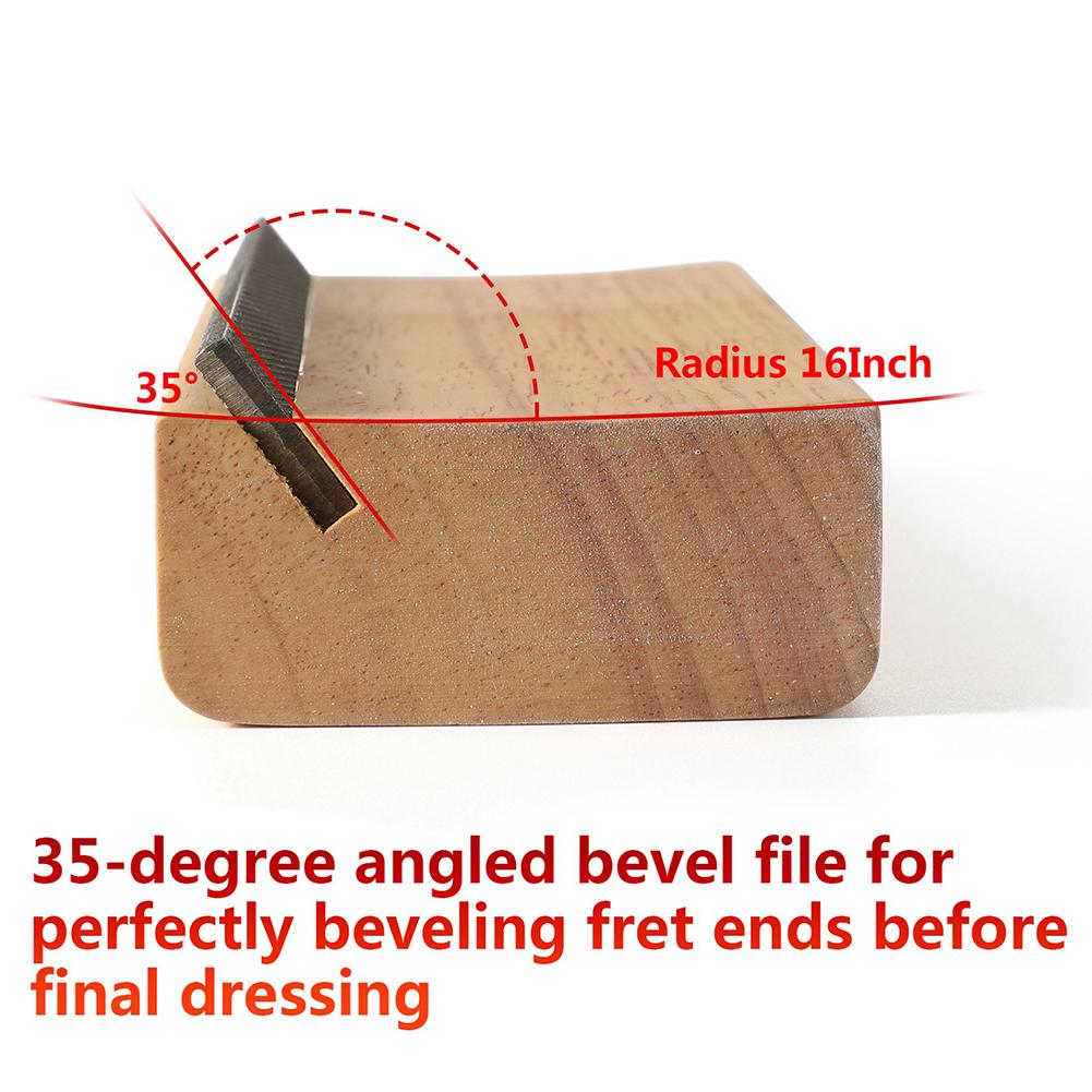 35/90 Degree Wooden Guitar Fix Fret File Guitar Fret Crowning End Bevel File Guitar Repair Maintenance Polishing Tool Accessorie