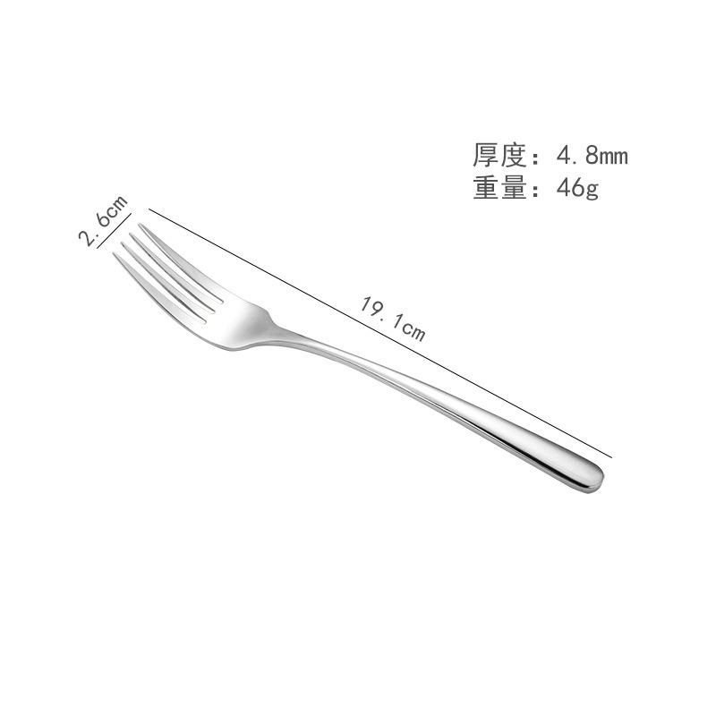 304 stainless steel knife, fork, spoon, western tableware, heavy and elegant series steak knife, thickened cloth wheel light