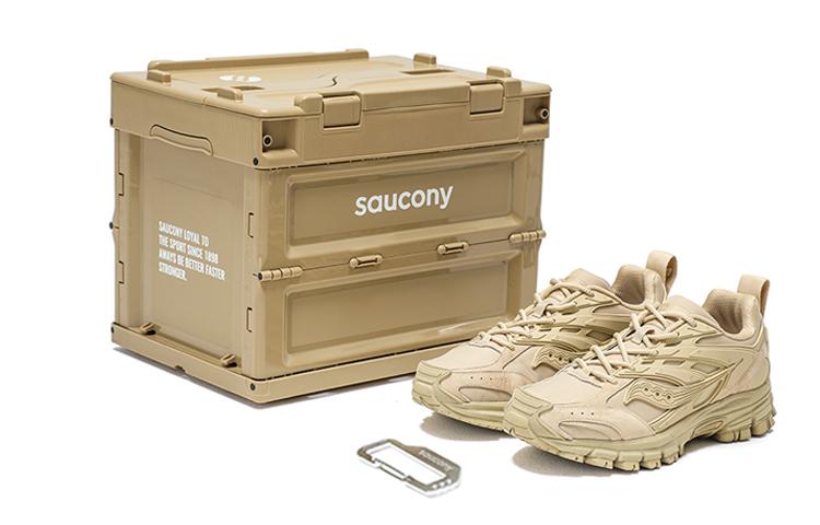 Men's Sneakers Saucony Cohesion Armor Textile, Leather Wear resistant And Lightweight Low top Running Shoes