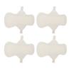4PCS Washable Menstrual Pad Anti Leakage Breathable Pure Cotton Skin Friendly Reusable Sanitary Pad for Women Blue
