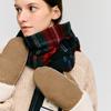 Écharpe à carreaux mélangée laine cachemire DEPOUND - mix