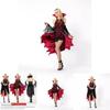 Halloween Vampire Queen Costume For Stage Performances With Polyester Fabric For Women