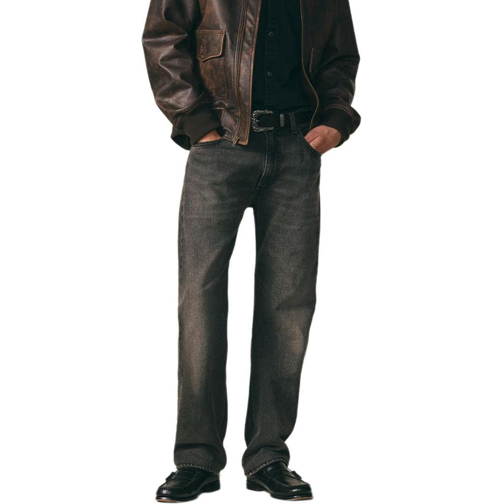 Levi's Džíny Pánské Meteorite Gray Střední Rovný Střih Kalhoty 000LO-0033