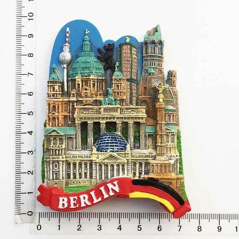 Germany Fridge Magnets Cuckoo Clock Mug Berlin Munich Dresden Frankfurt Freiburg Neuschwanstein Refrigerator Magnets Sticker