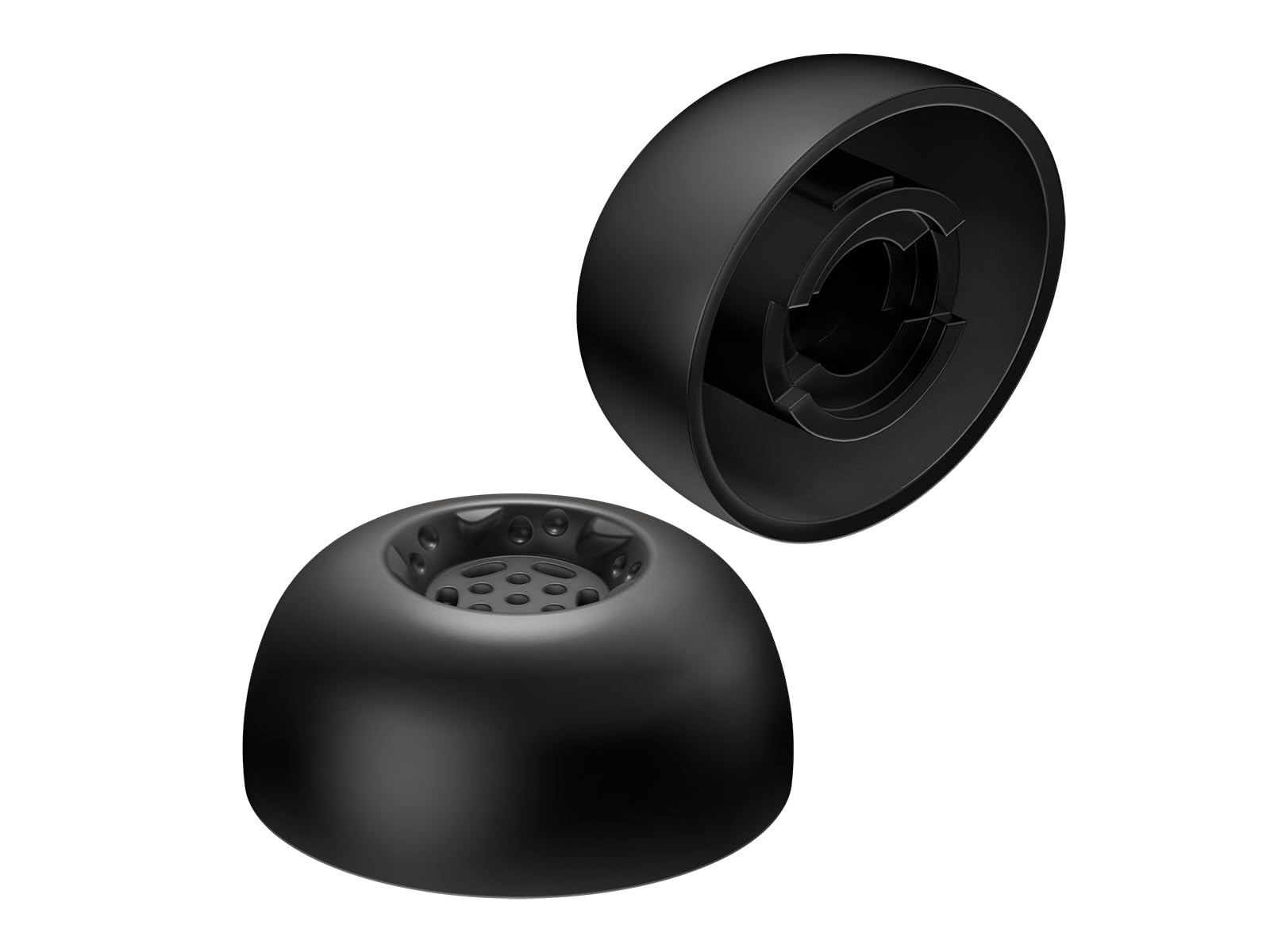 

JVC Kenwood Victor Spiral Dot Pro Improved Sound High Sound Silicone Compatible with EP-FX13L-B Earpieces, SF, 4-Pack, Large, Quality, Isolation, чёрный