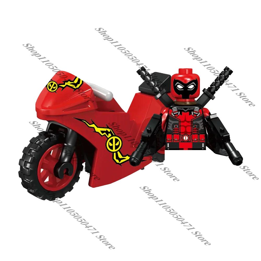 Hot-toys Marvel MINI action character Black Panther Deadpool Wolverine Thor building block brick toy children's gift