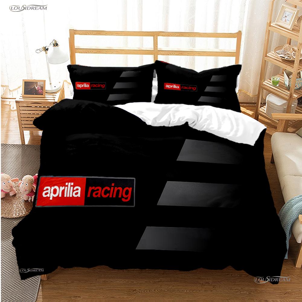 

A-Aprilia Moto Racing All Season Duvet Cover Comforter Bedding Sets Soft Quilt Cover And Pillowcases Single/Double/Queen/King EU King(240*220cm)3pcs