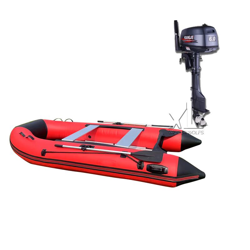 Xiaobing 3m Aluminum Bottom Inflatable Dinghy with 6HP Engine