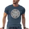 Aztec Calendar Tshirt Work Wear Simple Tee Shirt
