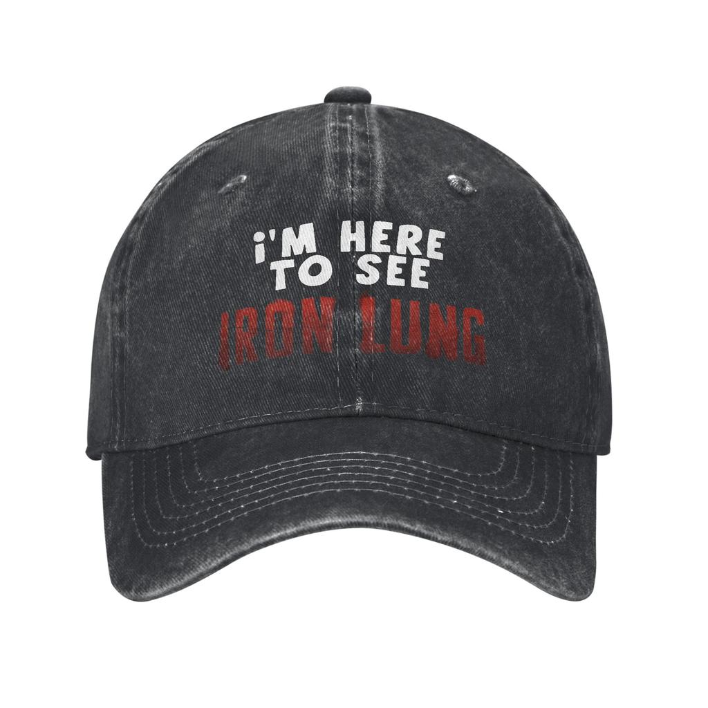 Bold Iron Lung Movie Baseball Cap Fashion Distressed Cotton  Snapback Hat for Men Women Running Golf Unstructured Soft Caps Hat