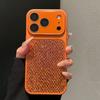 Diamond Quilted Sequin Phone Case for iPhone 16/15 Pro Max with Lens Film and Large Window