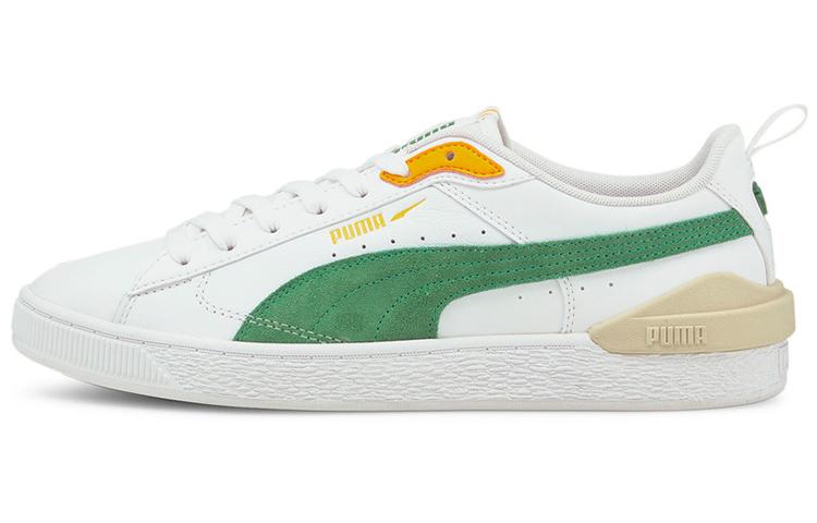 Puma Suede Bloc White Amazon Green 36