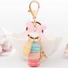France Paris Cute Macaroon Effiel Tower Macarons Colorful Bag Pendant Car Charm Key Holder Bag Charm