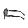 Chanel Logo Square Sunglasses Unisex Sunglasses Black C622/S4,A71305-X08101-S2214
