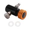 A25F-Double Hole With 8Mm Male Head And Deflated Screw Tr21-4 Thread Refill Adapter For Sodastream Quick Charging Adaptor