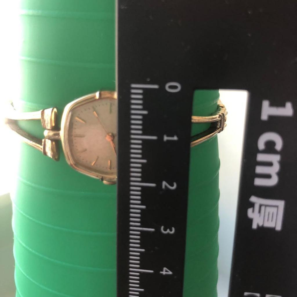 [USED] SEIKO Quartz Wristwatch, Gold, Octagonal, Working Condition