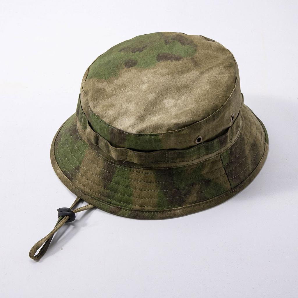 1 Stück Taktische Camouflage Boonie Eimerhüte für Herren, Outdoor Camouflage Fischerkappe Training Reise Winddicht Jagd Wanderkappe