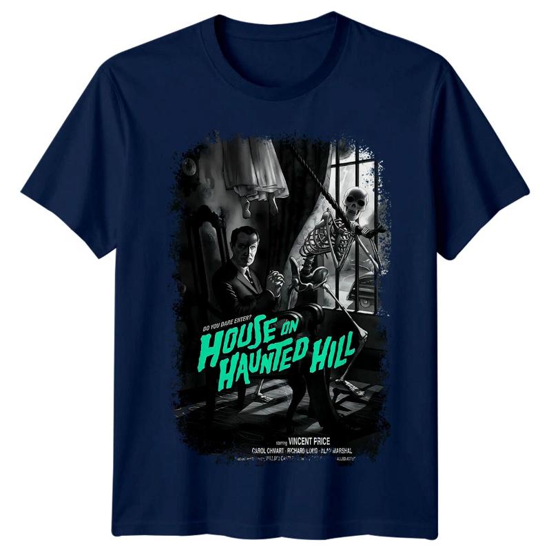 House On Haunted Hill () Movie Poster Inspired Tshirt Retro Tee Unisex