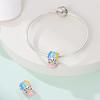 Amusement Park Series Copper Carousel Ferris Wheel Circus Charms Beads Fit 3Mm Original Bracelets Fine Diy Jewelry