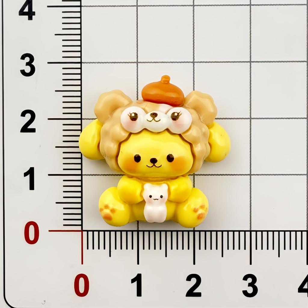 Soft Cute Cartoon Animal Resin Hair Clip & Magnet DIY Accessories