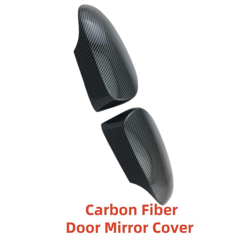 Car upgrade Carbon Rearview Accessories Plated Carbon Door Mirror Cover Trim 2014 2015 2016 2017 For Toyota Corolla Altis Vios