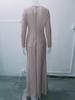 Sparkling Crystal V-Neck Evening Gown - Elegant Luxury Banquet & Performance Dress