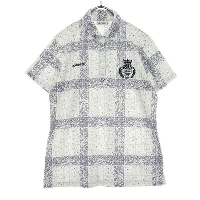 Beauty Products Adidas One-point Embroidery Floral Pattern Golf Short Sleeve Polo Shirt Women Used