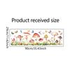 Yellow Flower Vine Butterfly Bird Wall Stickers Refrigerator Window Cupboard Home Decorations DIY Home Decals Art Mural Posters