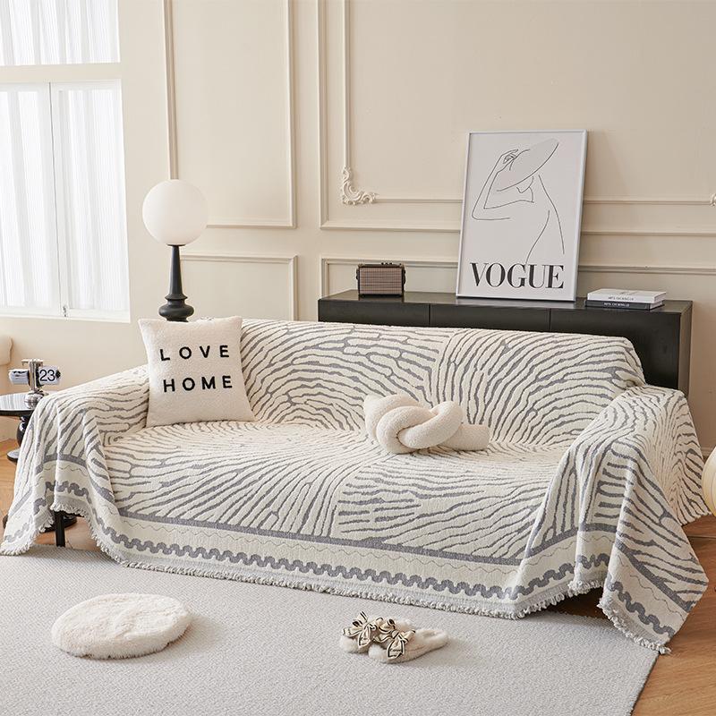 Anti-Scratching Sofa Cover Towel Full Covered Chenille Sofa Cover All-Inclusive Universal Dustproof Four Seasons Universal Sofa Cushion