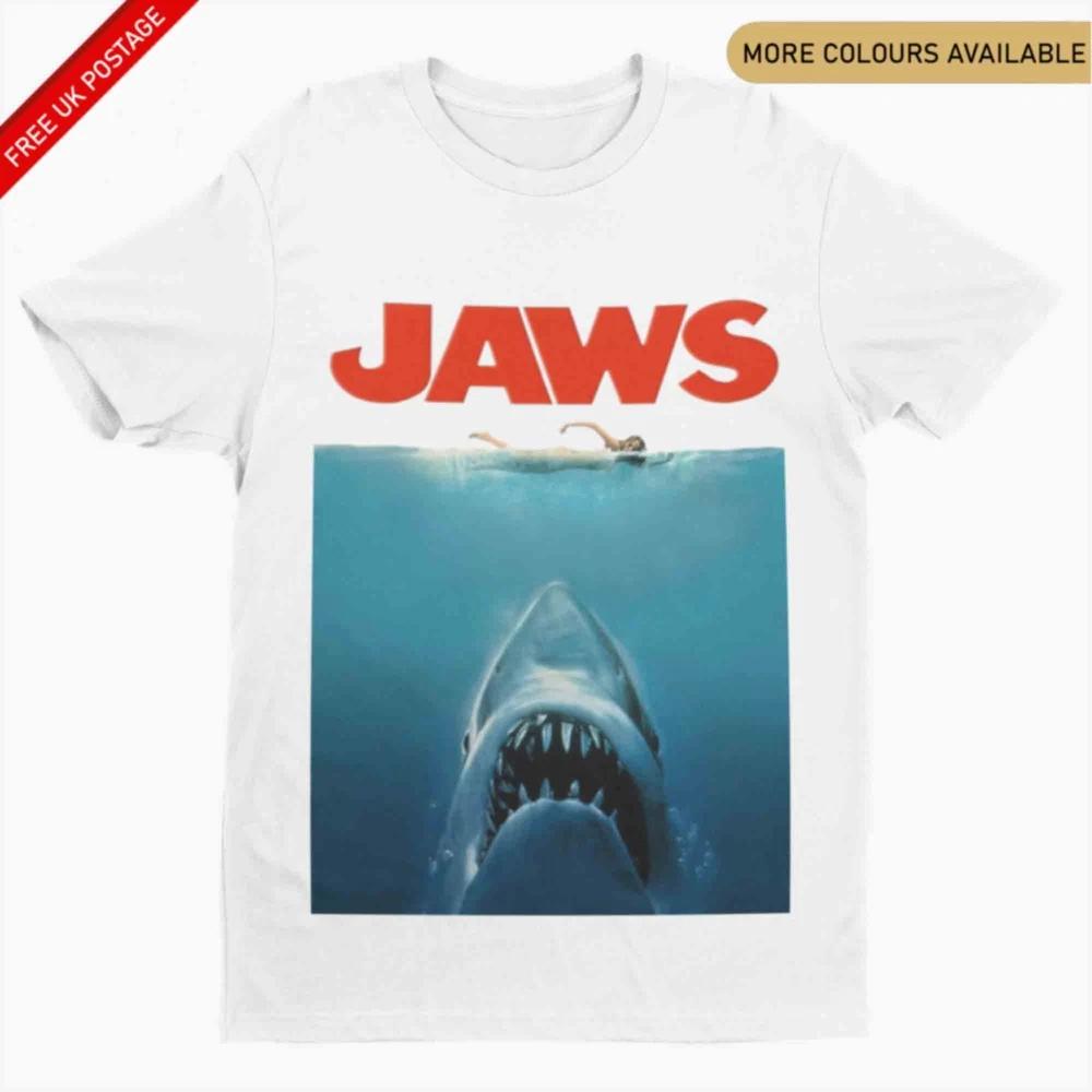 Jaws T Shirt Unisex Movie Poster 70s 80s Shark Movie Film Retro Movie Tee Meg S