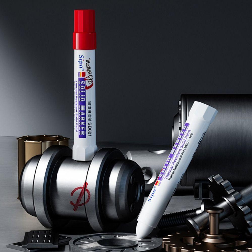 Fester Lackstift Hochtemperaturbeständiger Markierstift Holz Kunststoff Glas Stein Malerei