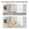 Retractable Clothesline Indoor Invisible Retracting Clothes Drying Laundry Line Wall Mounted Non-Sagging Clothes Hanger Line