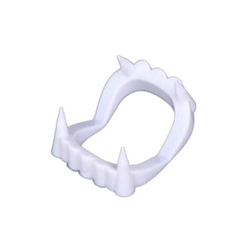 

Аксессуары для костюма Хэллоуин Вампирские зубные протезы Украшение для зомби-бала Косплей реквизит White