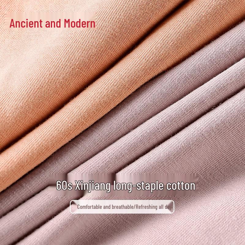 GUJIN Women's High-Waist Cotton Antibacterial Tummy Control Briefs (3-Pack)