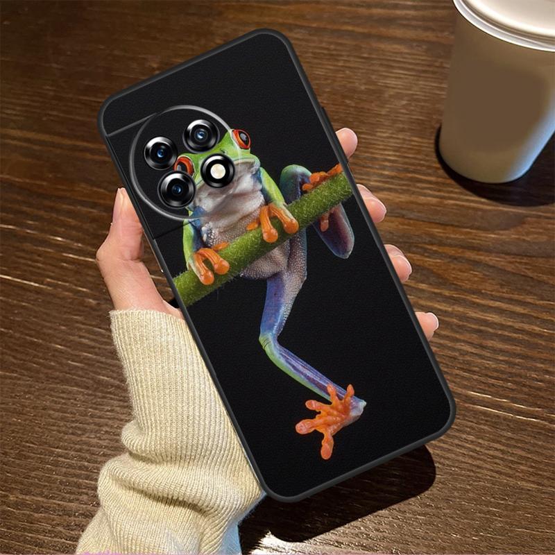 

Green Frog Wildlife Case For OnePlus 13T 10T 8T 10R 13R 15 R 13 12 11 9 10 Pro Nord CE 5 2 3 4 Lite N20 N30 Cover OnePlus 13R