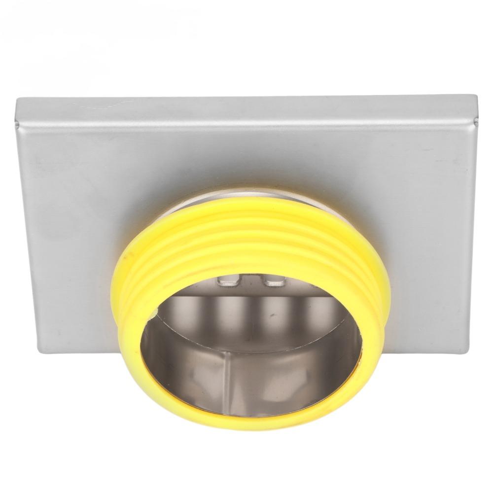 L-Shaped Structure Wall Drain Fits 2.95 Inch Pipe Corner Floor Drain Modern Floor Drain Balcony