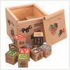 Wooden Alphabet Blocks Set For Kids With Educational Learning Toy For Early Development