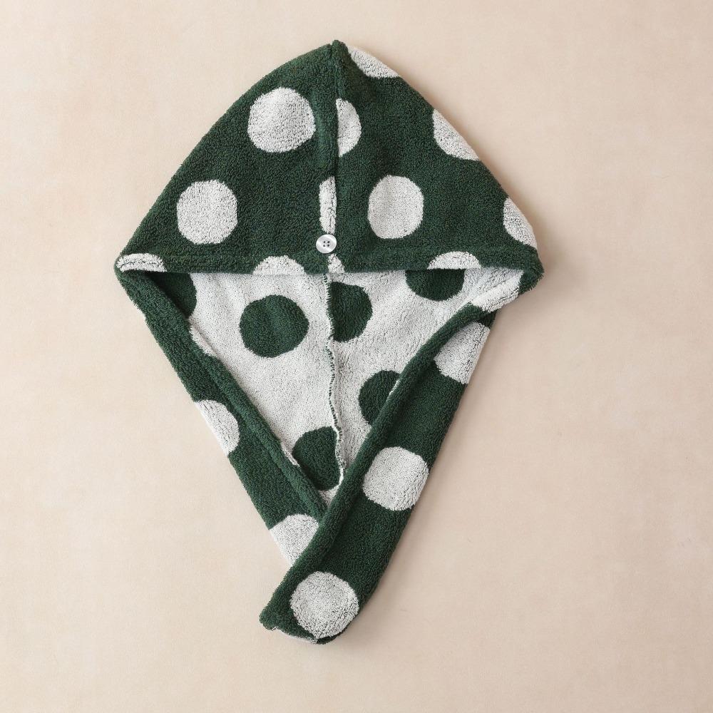 Combed Cotton Hair Towel Mint Green Luxury Hair Dry Towels New Hair Wrap Drying Tool