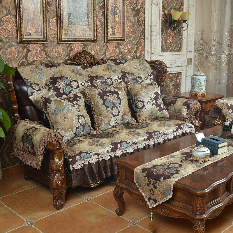 European And American Coffee Color Pillow Cover, Cushion Cover, Waist Pillow, Waist Cushion Cover , One Piece Is Sent On Behalf Of 5.