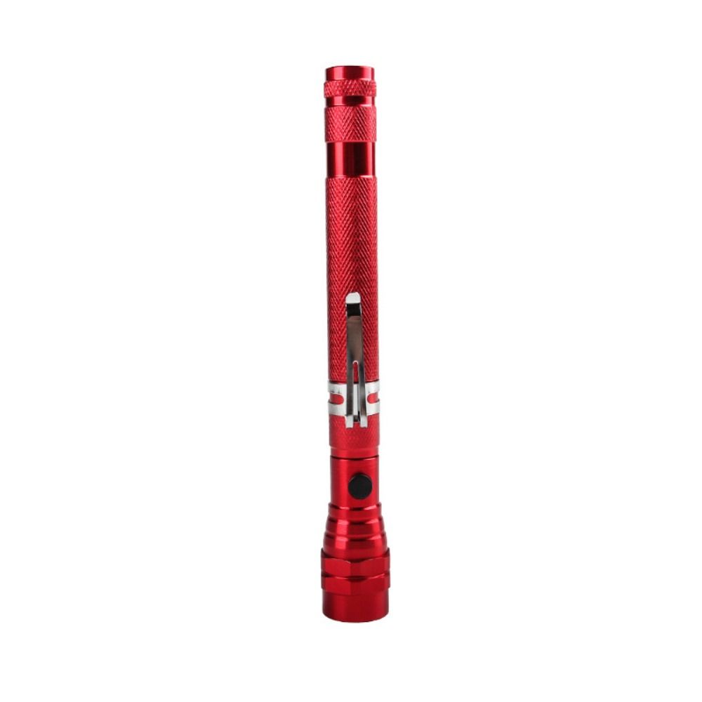 Telescopic Stretching Magnetic Pickup Tool 3 LEDs Flexible LED Flashlight  Corner Picking