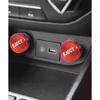 Cigarette Lighter Plug Cover,Aluminum Cigarette Lighter Plug,Car Accessories Button Decorative Plug,Fits Most with Standard 12 Car Boat with Volt