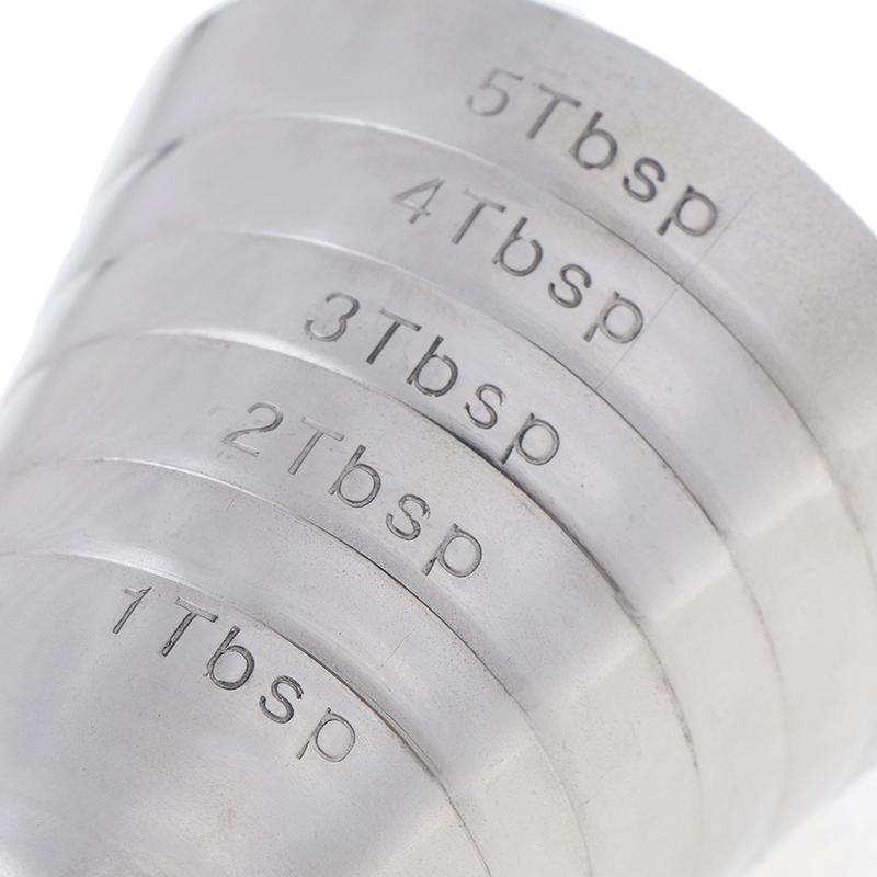 

75 мл Металерна мірна чашка Інструмент для напоїв Шот Унція Джигер Бар Змішаний Коктейль Мірний стакан